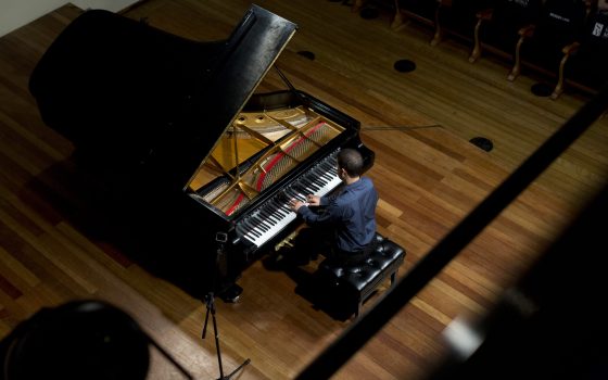 XI Concurso de Piano, na Capela Santa Maria. Curitiba, 10/03/2017  Foto: Brunno Covello